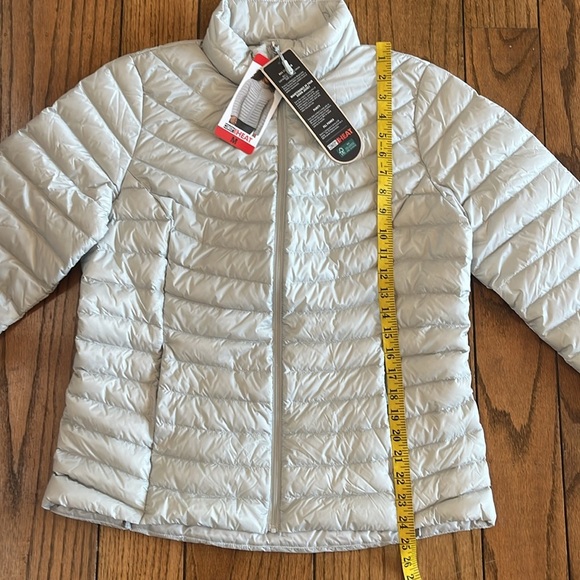 32 Degrees Women's Light Gray Mid Light Puffer Jacket Size M New With Tag - Picture 4 of 10